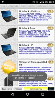 Offerte Assembler Computer android App screenshot 2
